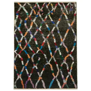 Multicolored Carnaby Contemporary Wool Rug - 8'3" x 10'8"