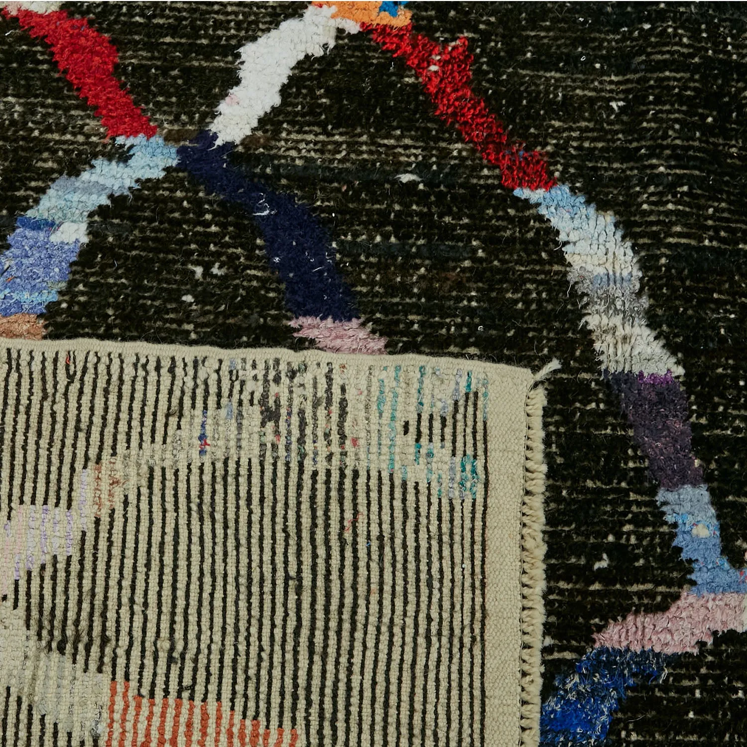 Multicolored Carnaby Contemporary Wool Rug - 8'3" x 10'8"