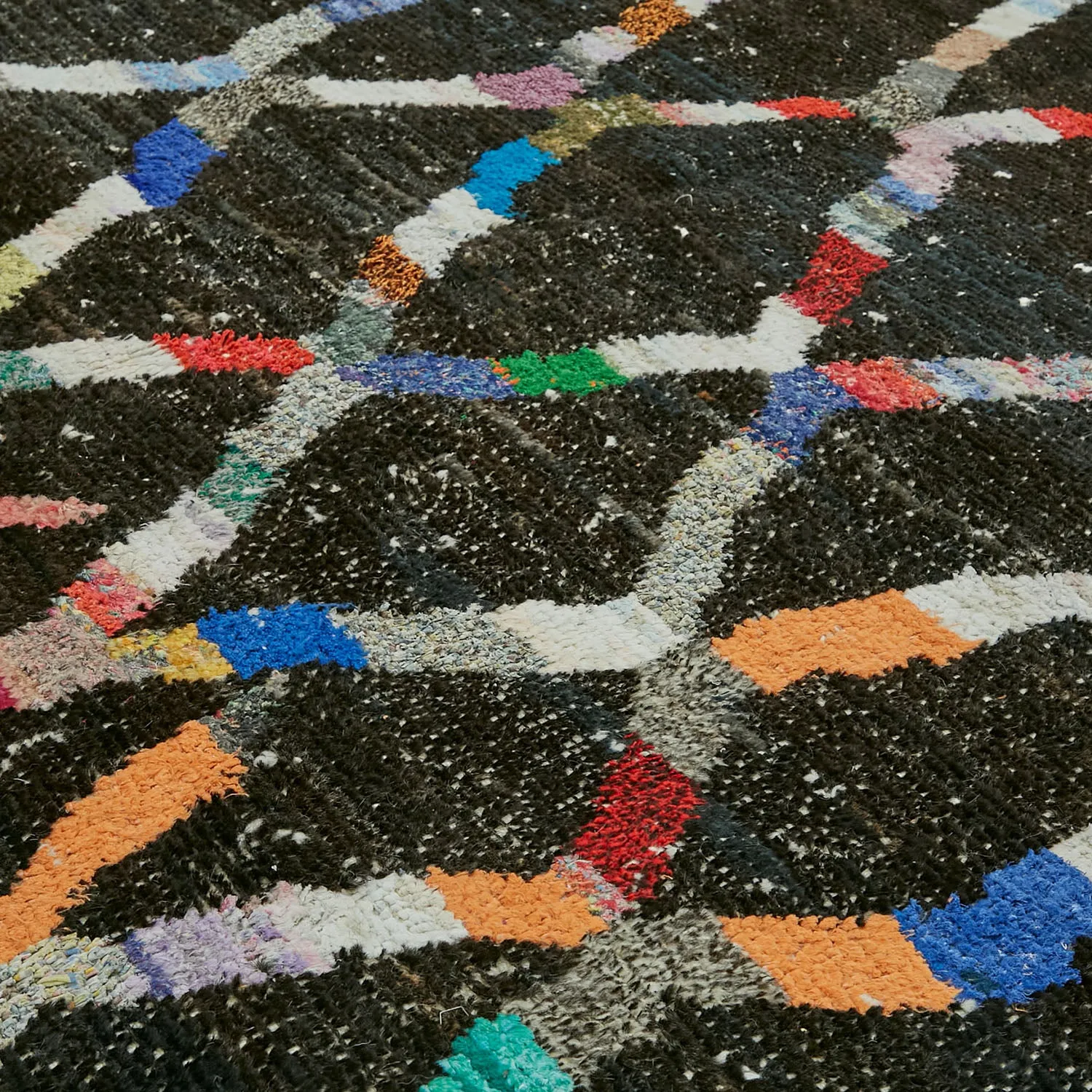 Multicolored Carnaby Contemporary Wool Rug - 8'3" x 10'8"