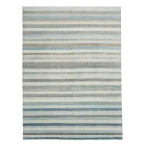 Multicolored Contemporary Indo Savannah Rug - 9'1" x 12'1"