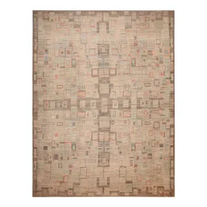Multicolored Zameen Geometric Modern Oversized Rug - 15'7" x 20'8"