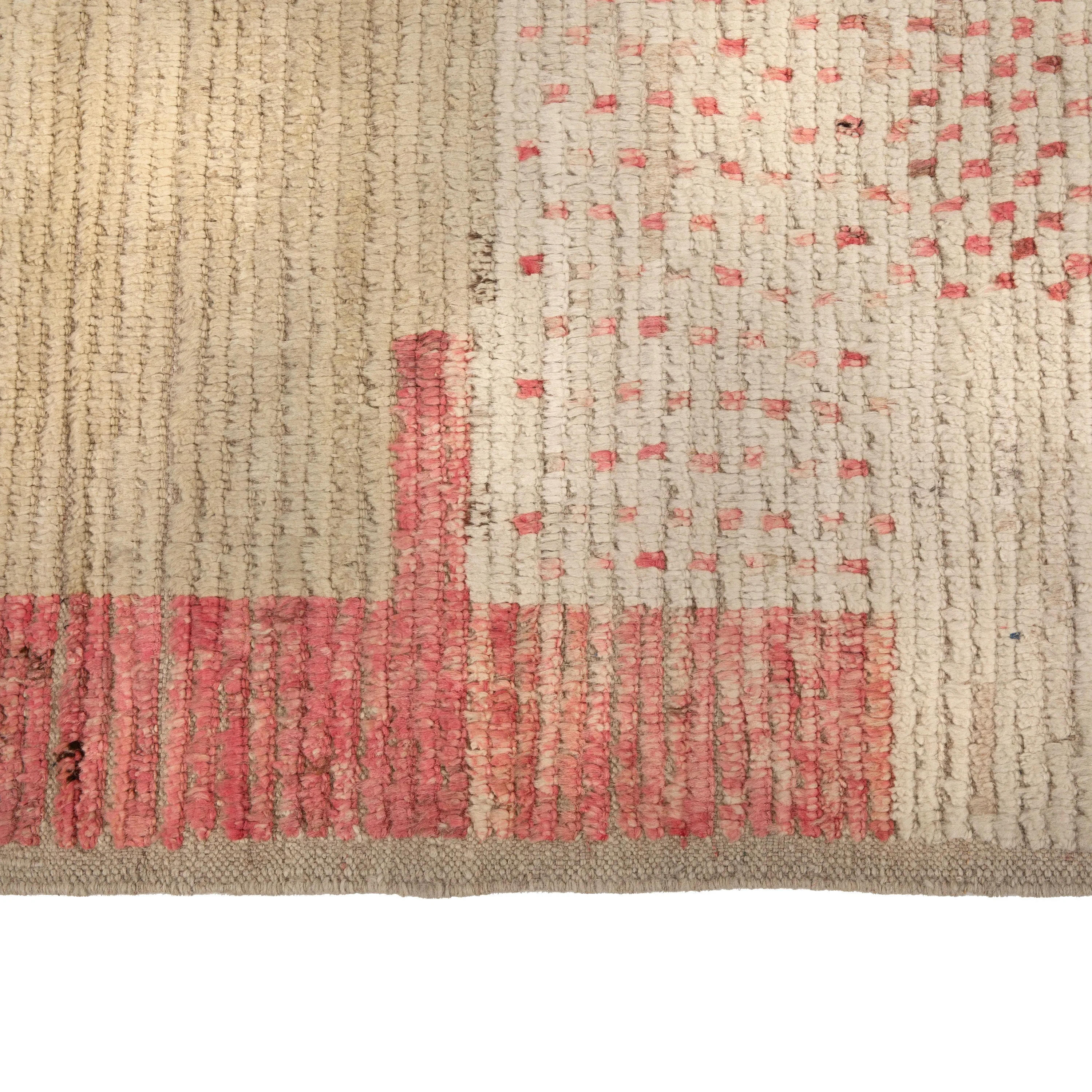 Multicolored Zameen Modern Wool Rug - 6' x 9'