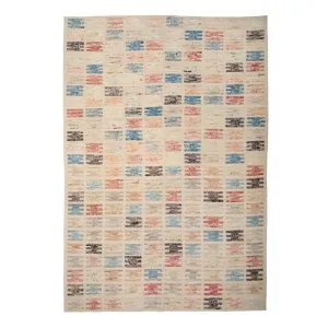 Multicolored Zameen Transitional Wool Rug - 10'3" x 14'7"