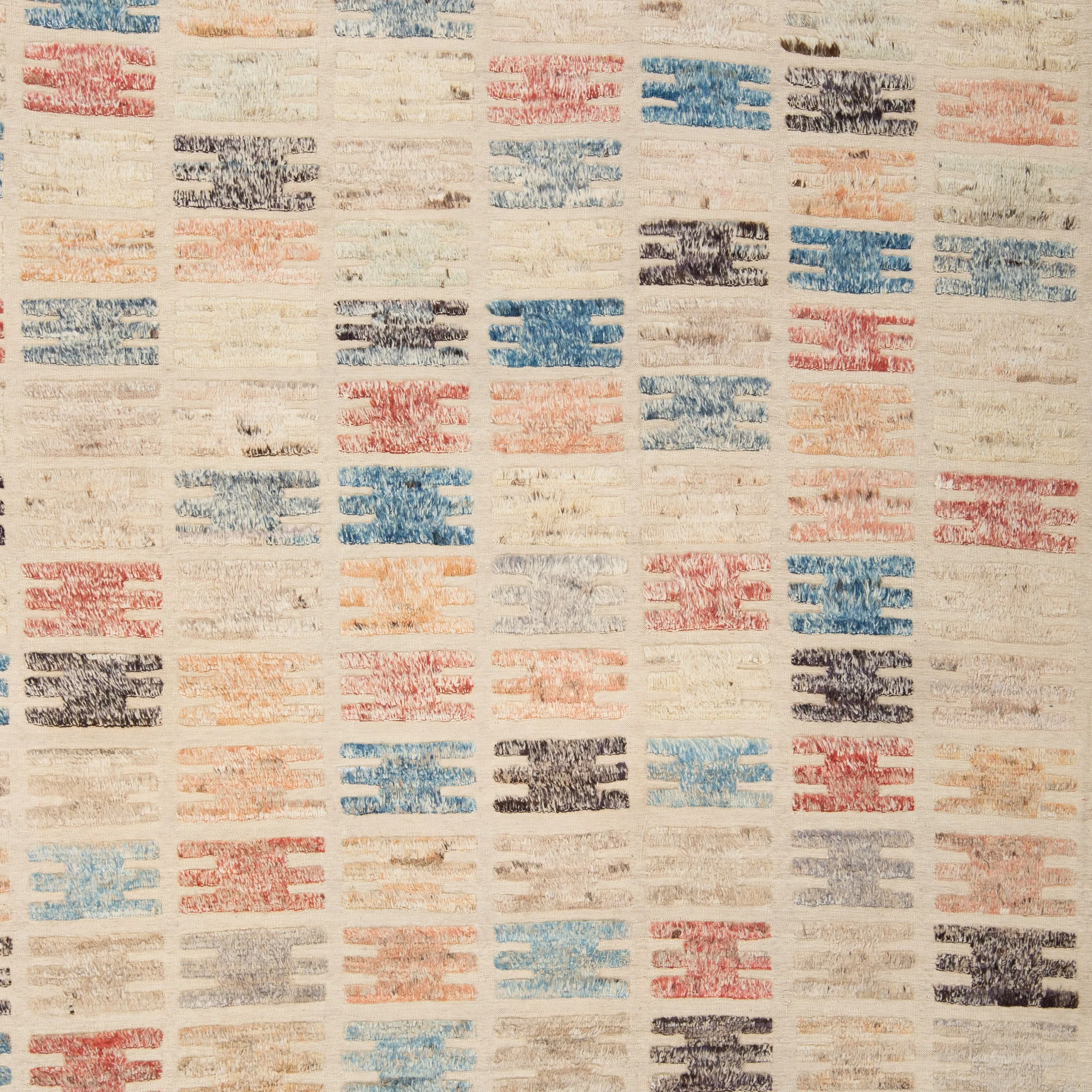 Multicolored Zameen Transitional Wool Rug - 10'3" x 14'7"