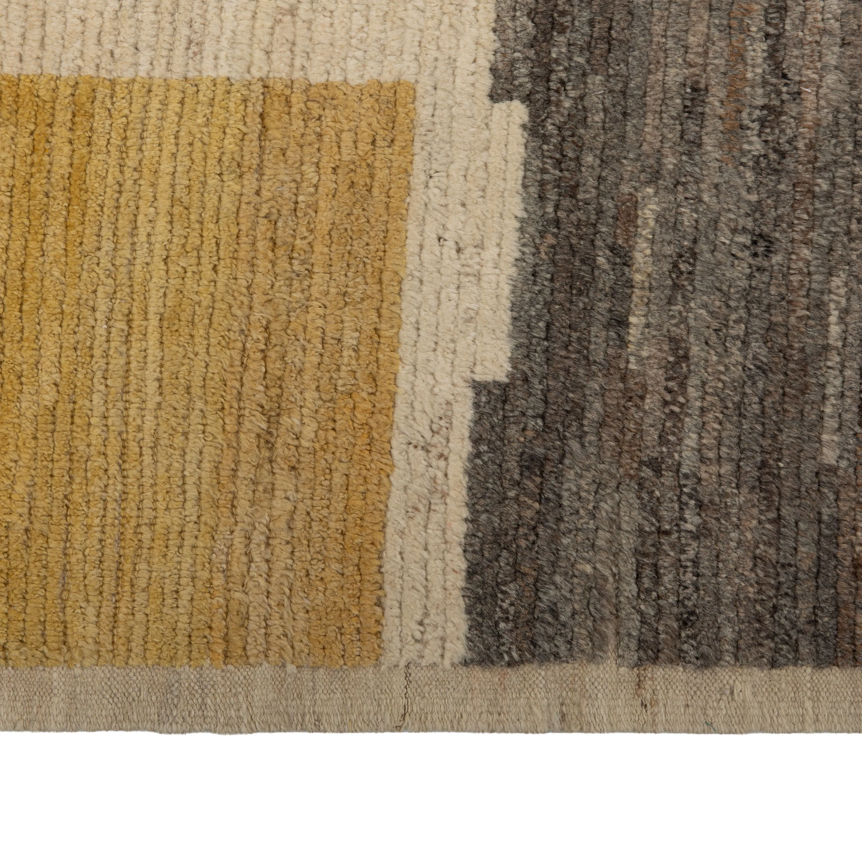 Mutlicolored Zameen Transitional Wool Rug- 9'2" x 12'2"