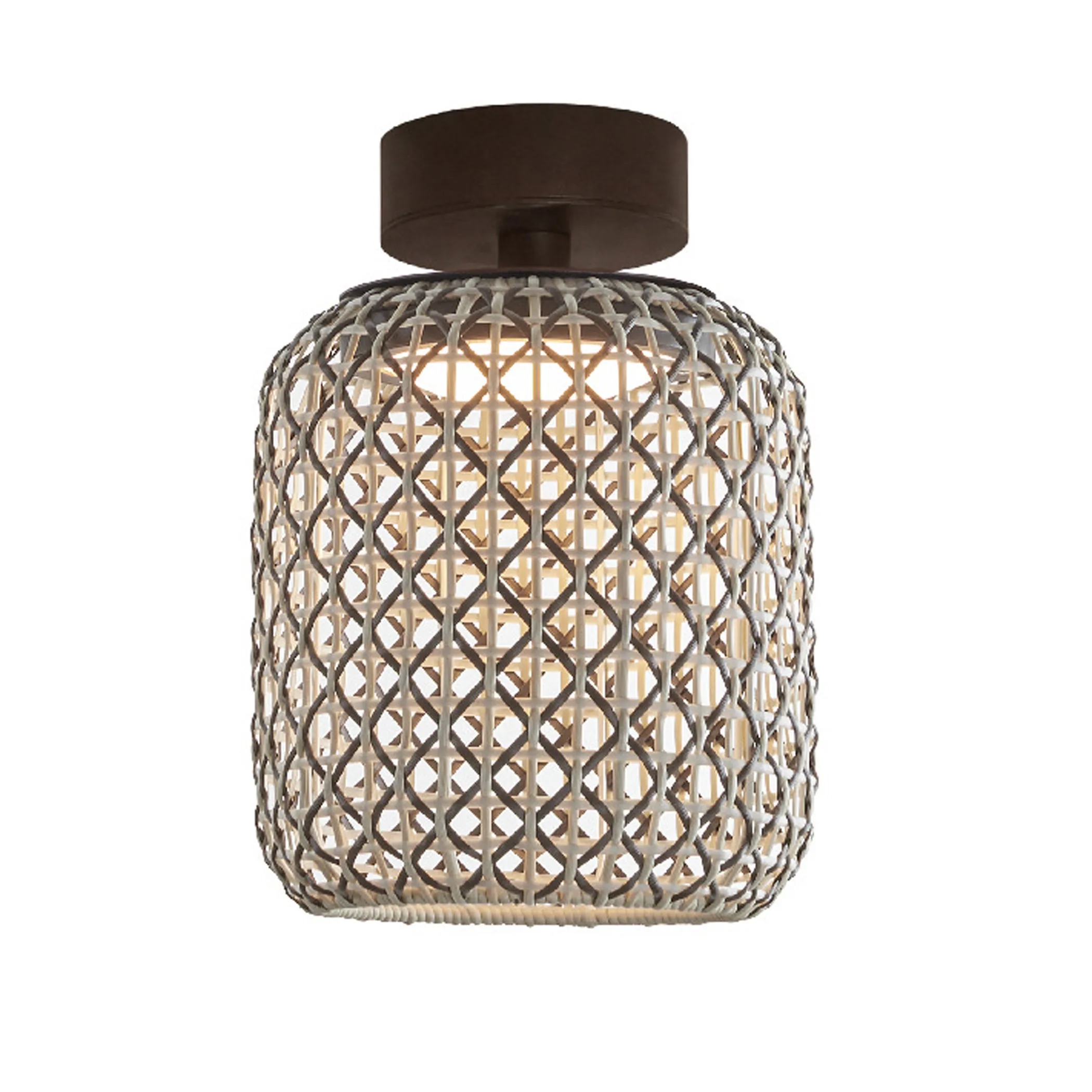 Nans Outdoor LED Semi Flush Mount
