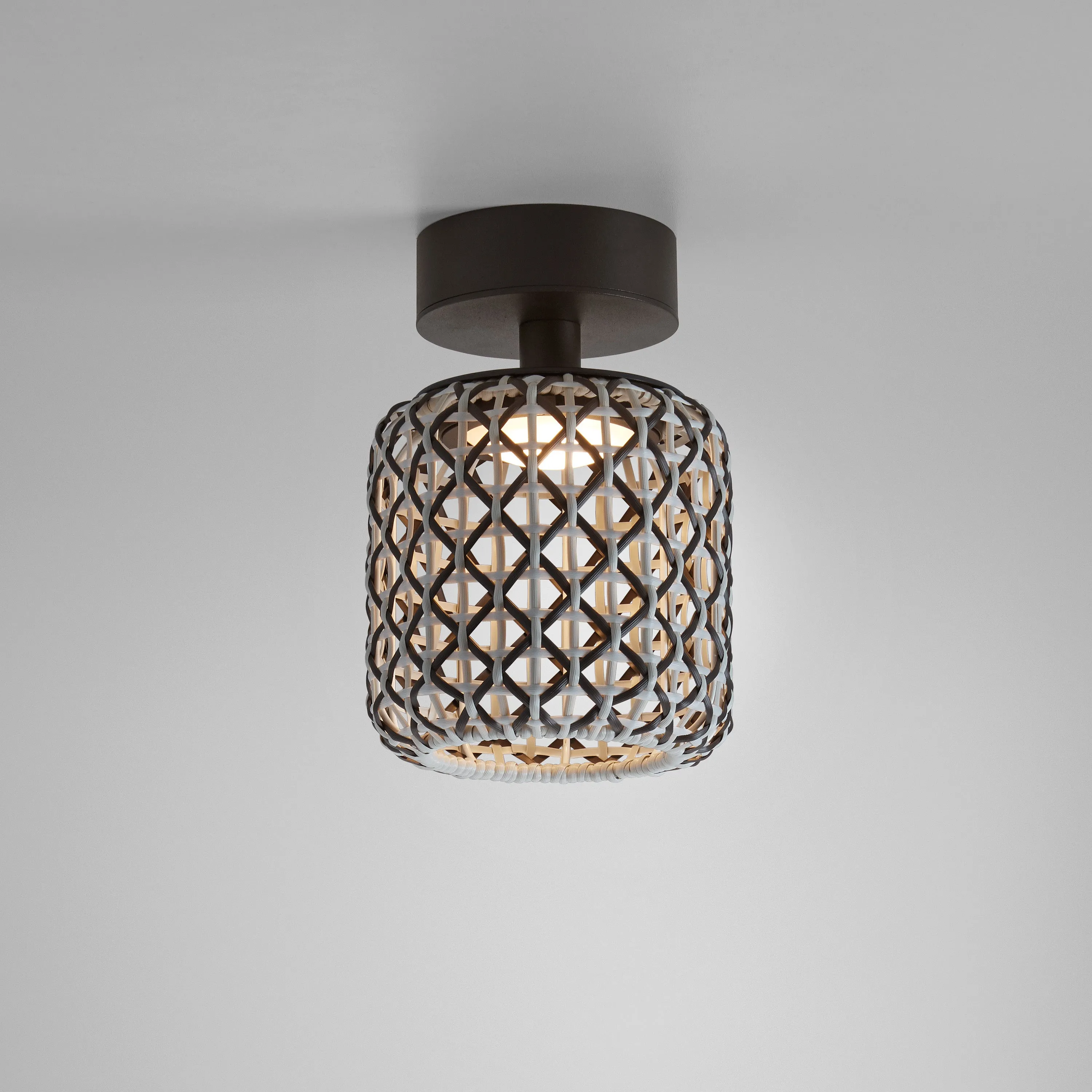 Nans Outdoor LED Semi Flush Mount