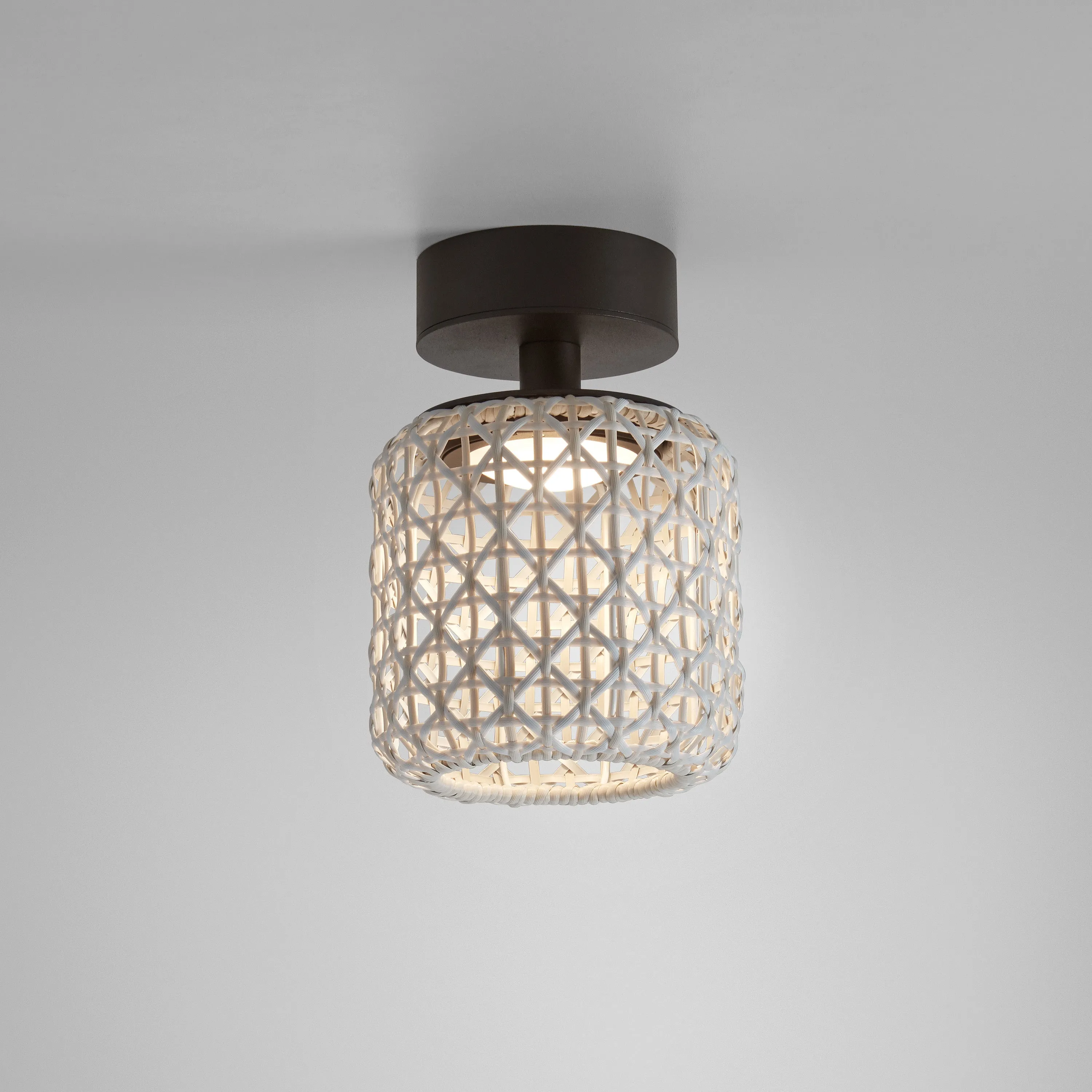Nans Outdoor LED Semi Flush Mount