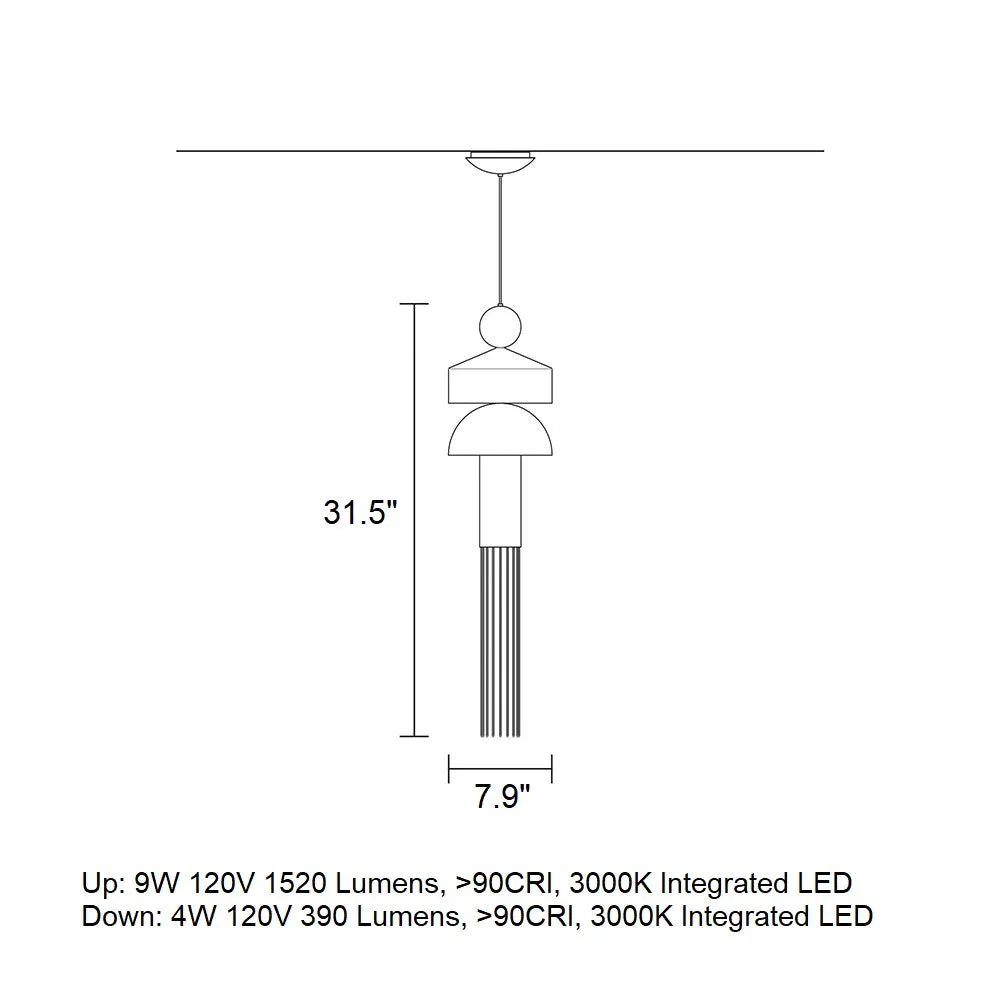 Nappe X1 LED Pendant Light