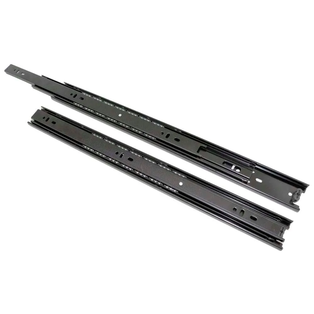 Nova Full Extension Drawer Slide 500mm Black