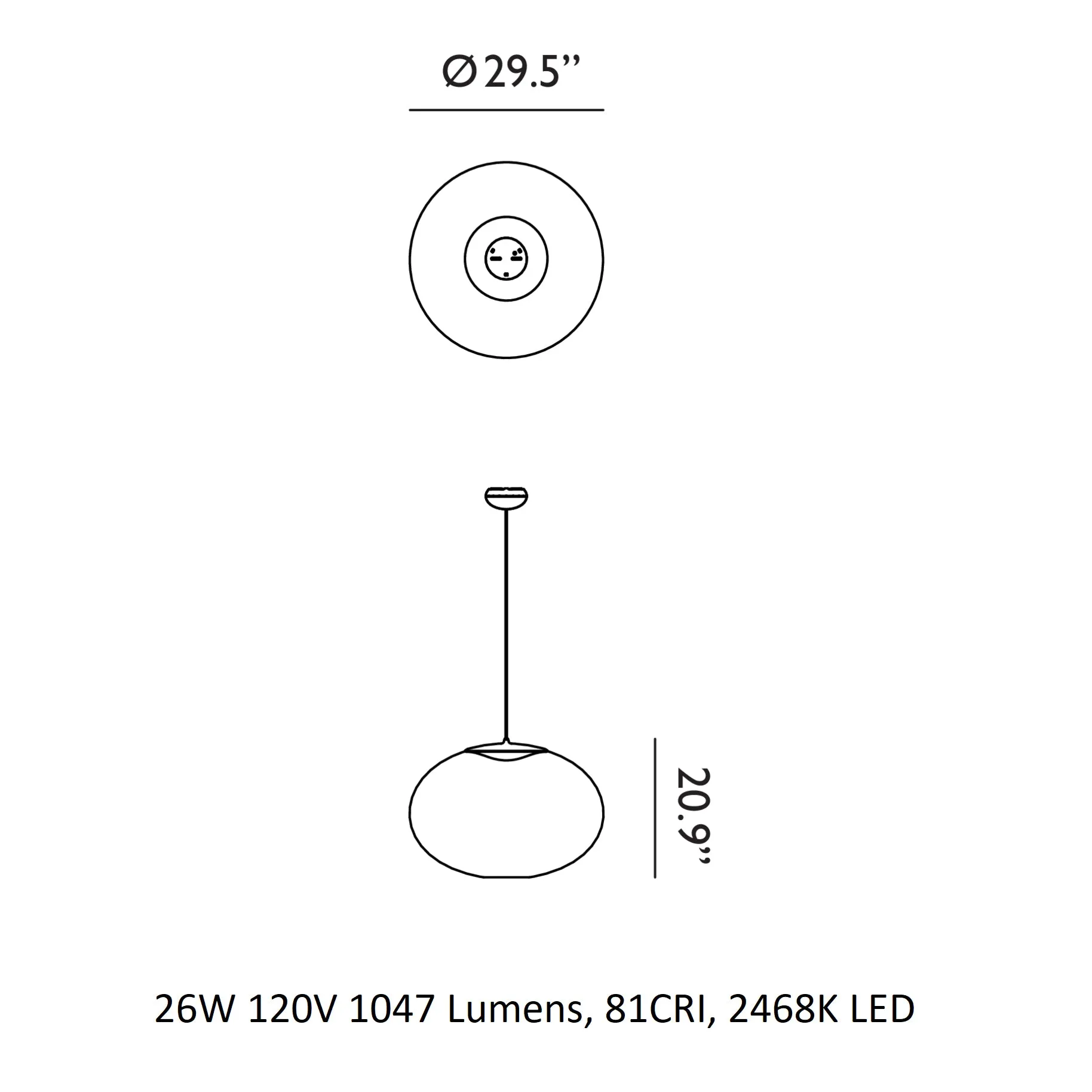 NR2 Pendant Light