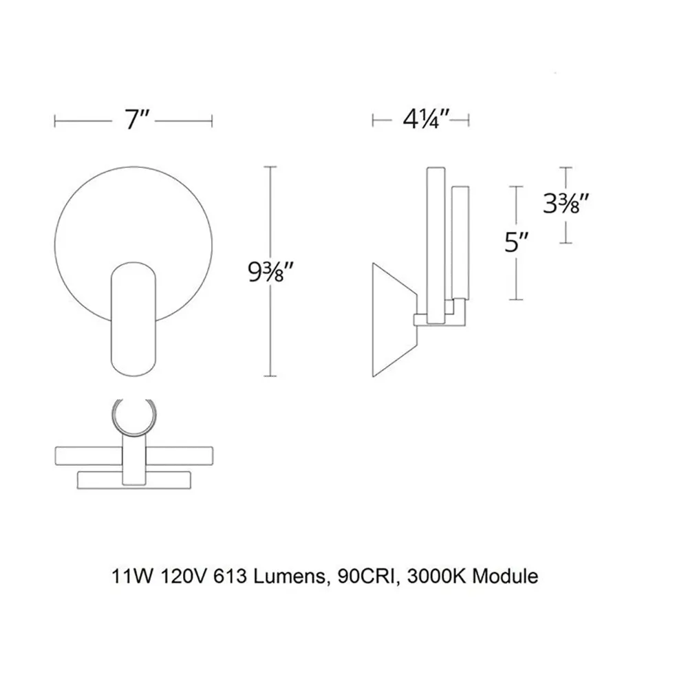 Oracle LED Wall Sconce