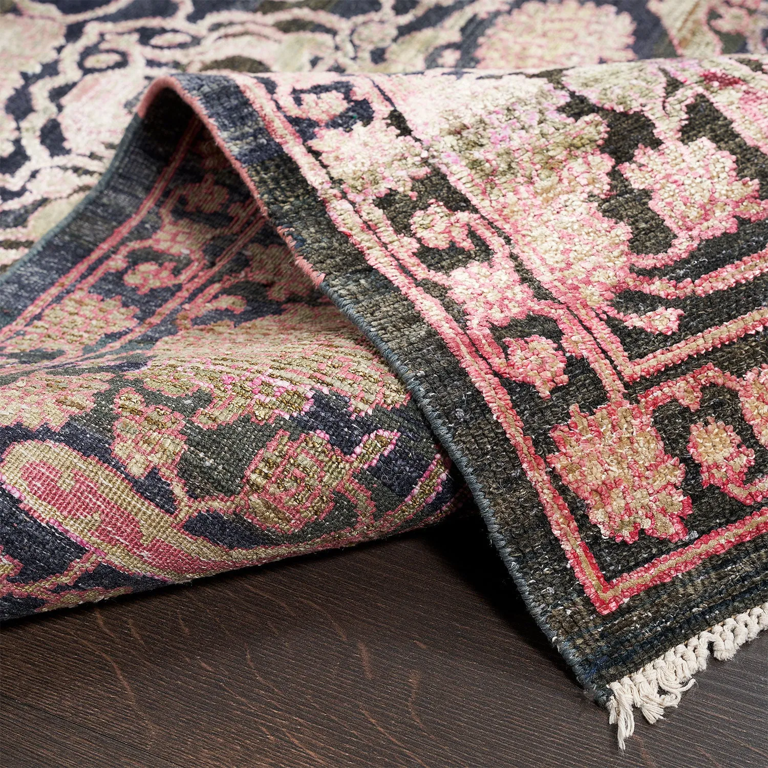 Pink Alchemy Transitional Wool Rug - 8'11" x 13'8"