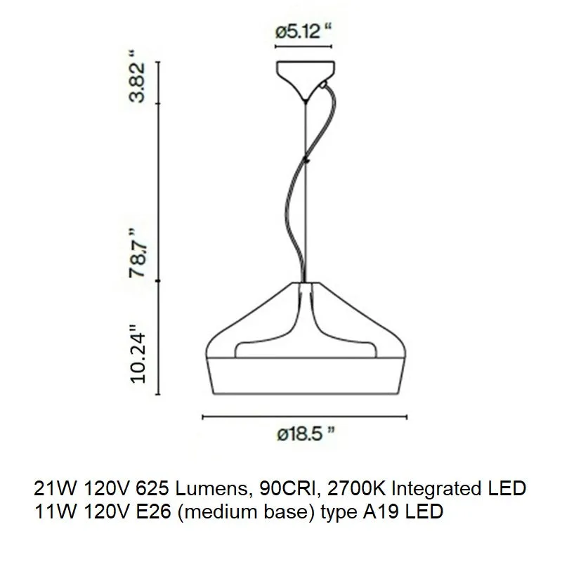 Pleat Box Pendant Light
