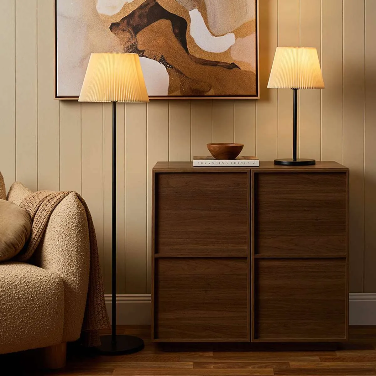 Porto Metal Table Lamp Mocka