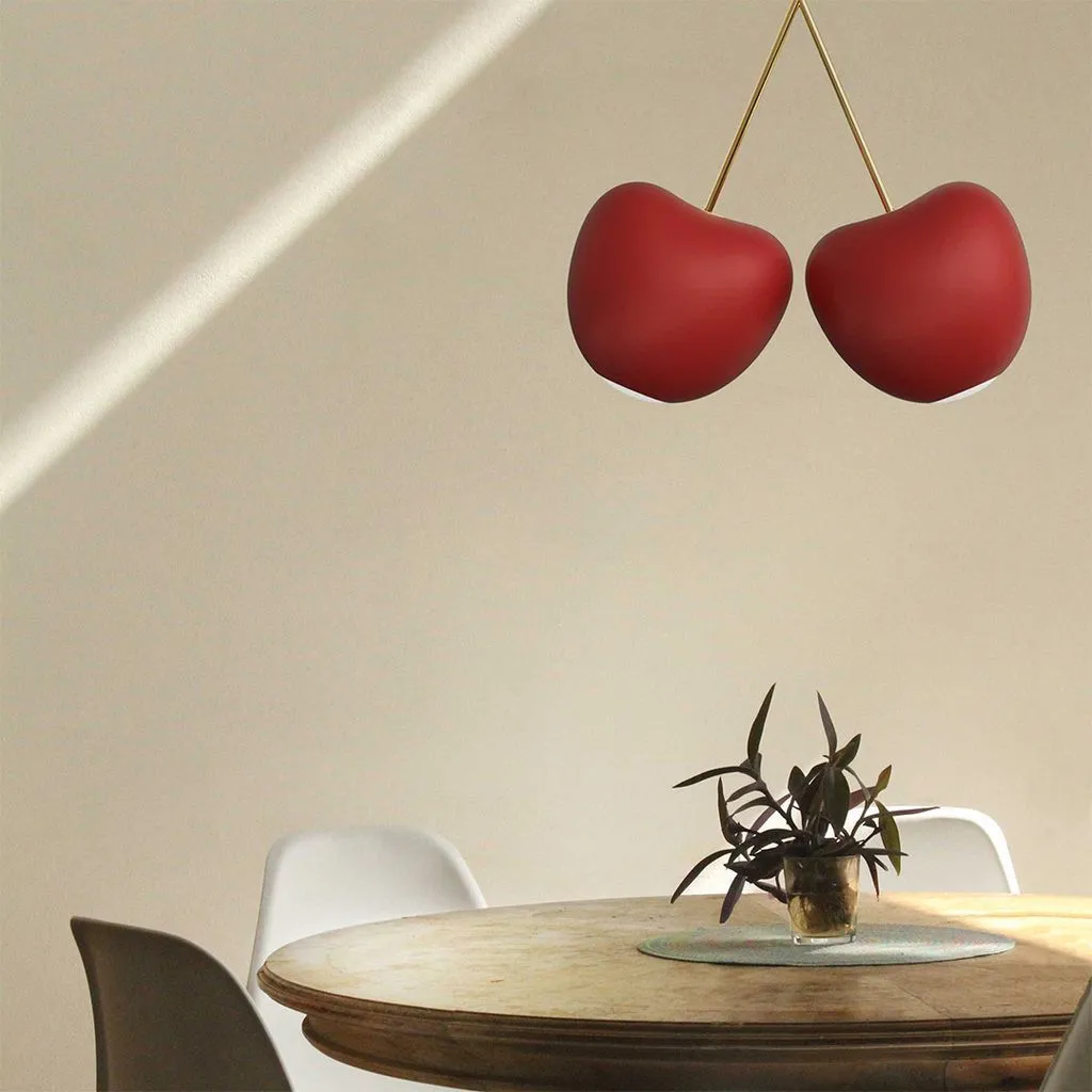 Qeeboo Cherry Suspension Lamp By Nika Zupanc, Ivory