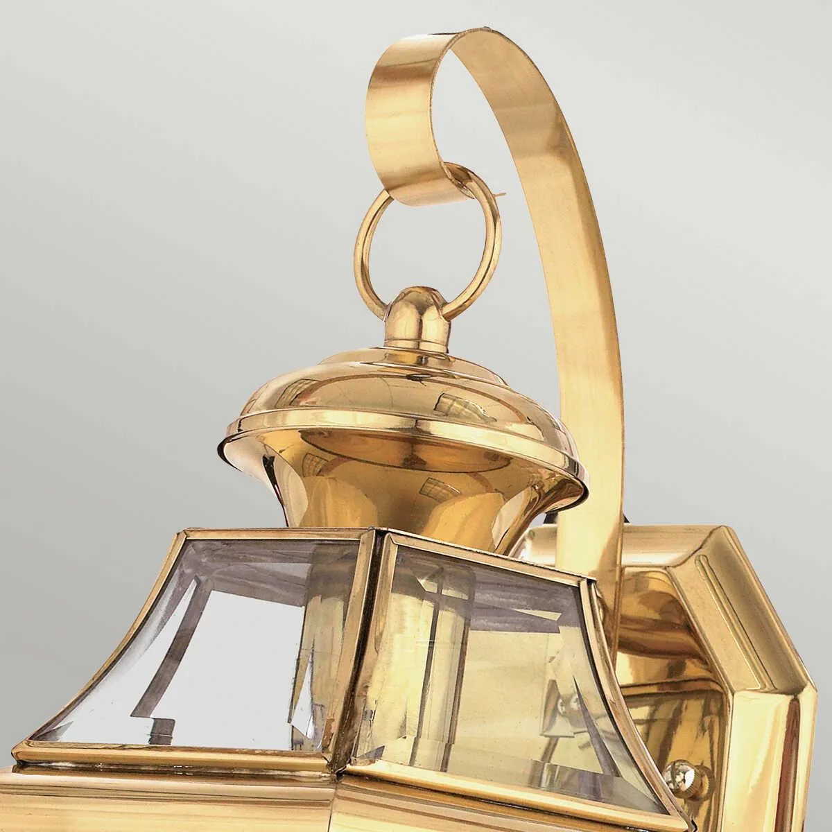 Quoizel Newbury Polished Brass Medium Outdoor Wall Light
