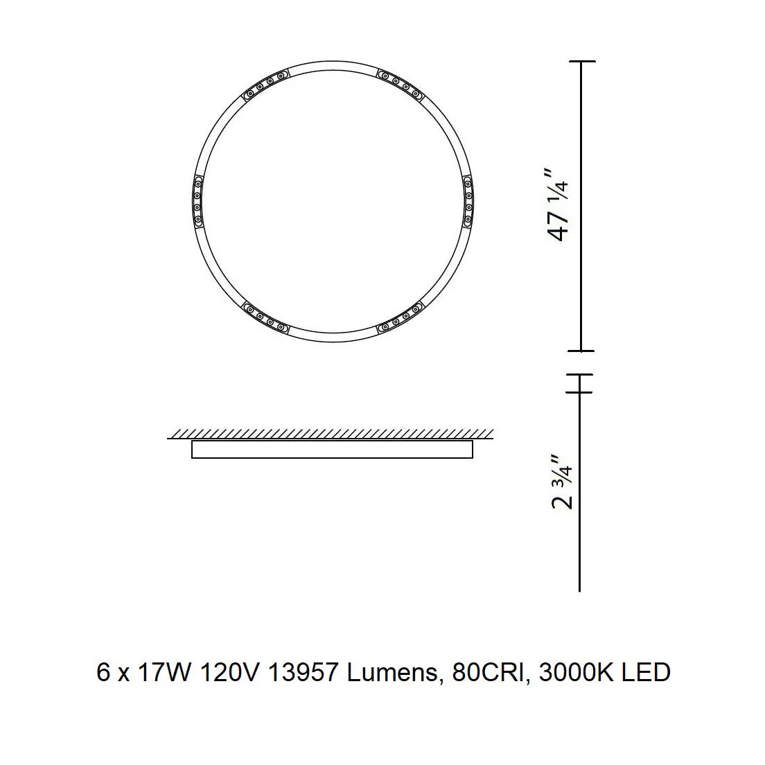 R2 LED Flush Mount