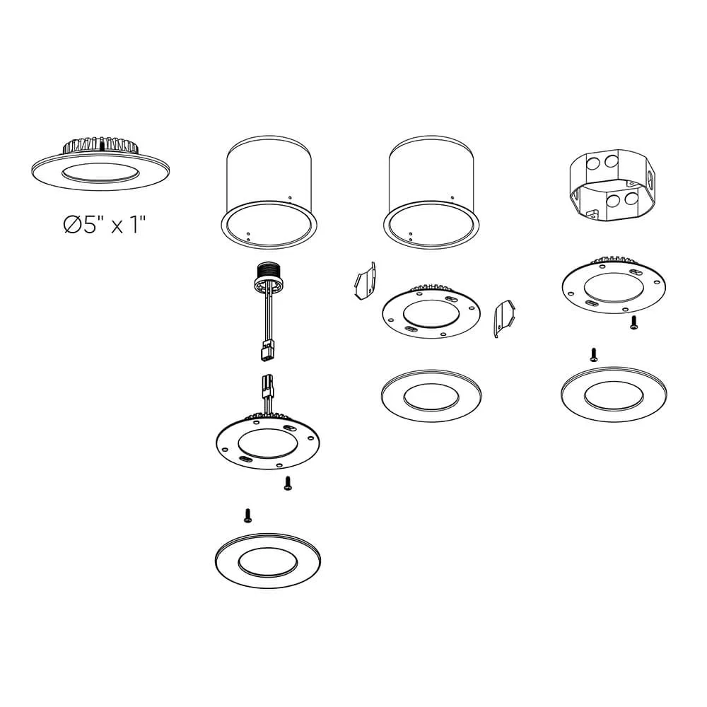 Recessed Retrofit Led Light