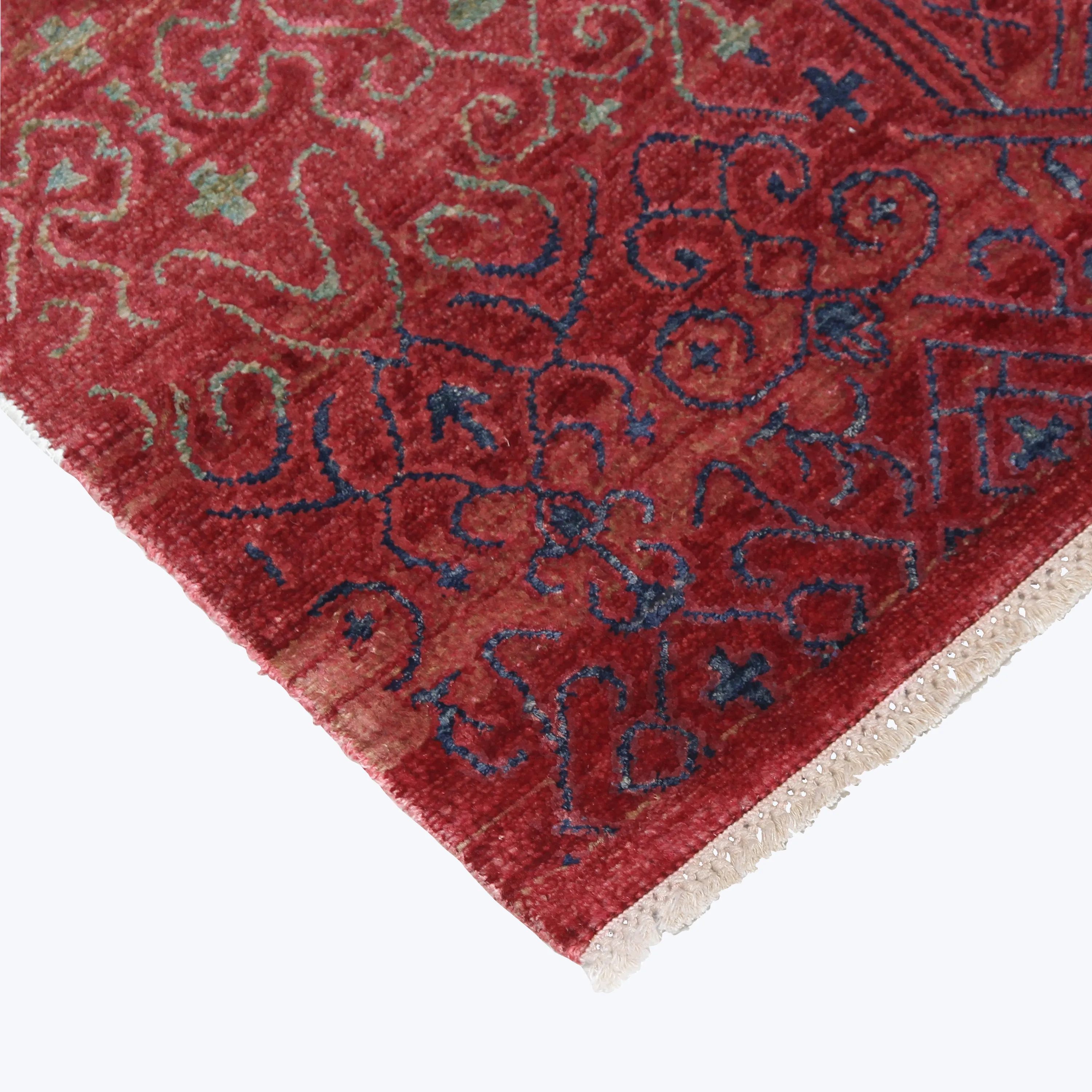 Red Alchemy Silk Wool Blend Rug - 9' x 13'
