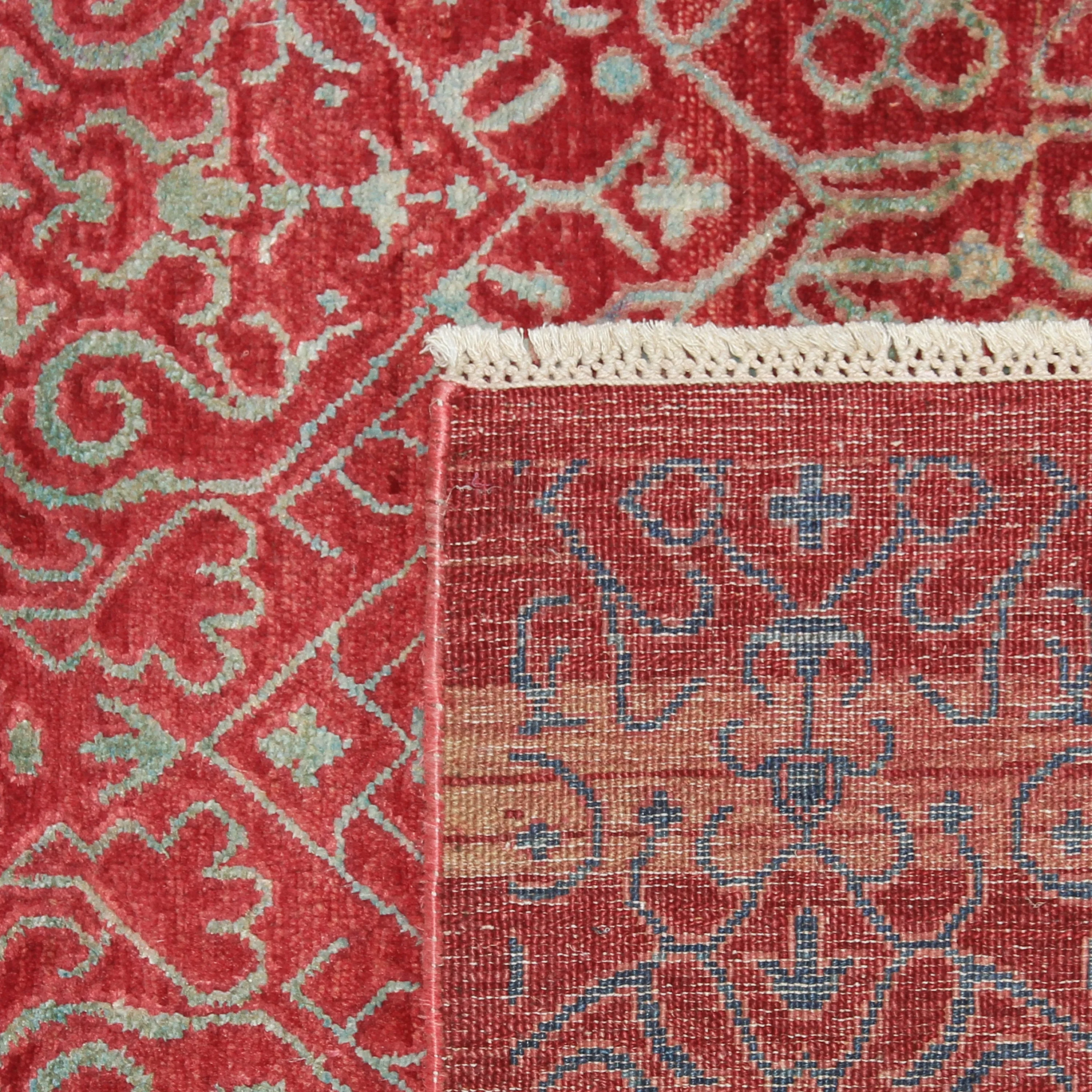 Red Alchemy Silk Wool Blend Rug - 9' x 13'