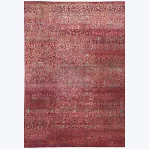 Red Alchemy Silk Wool Blend Rug - 9' x 13'