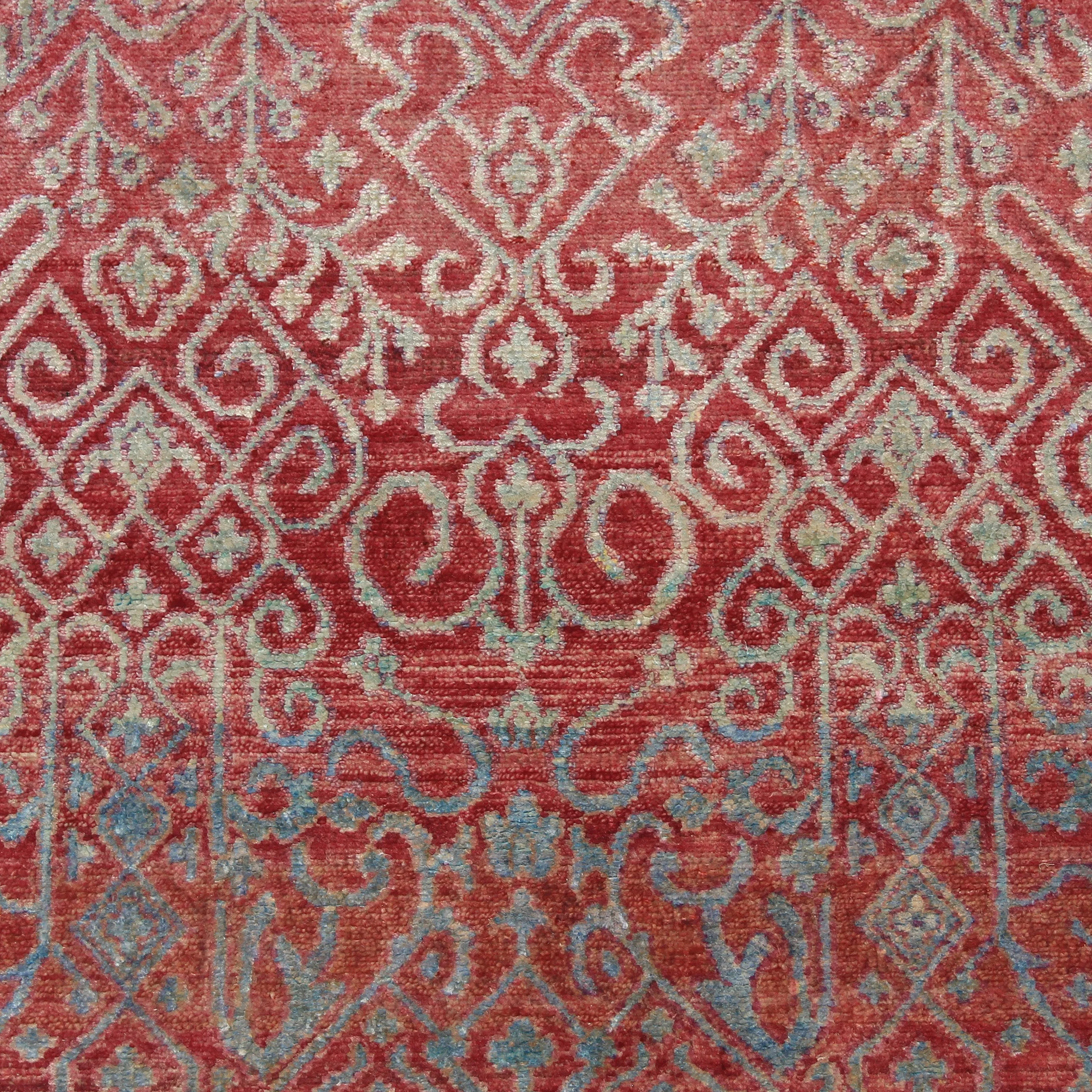 Red Alchemy Silk Wool Blend Rug - 9' x 13'