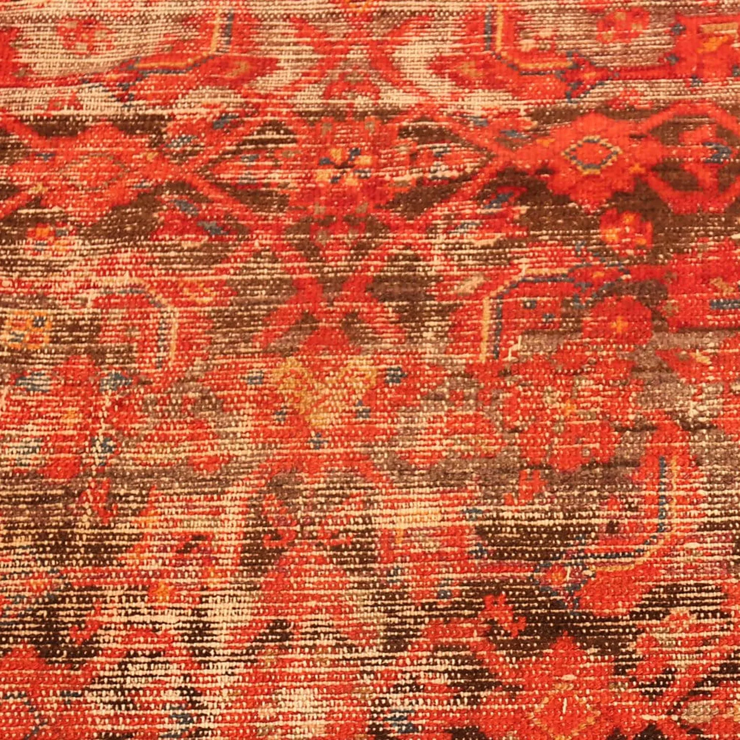 Red Antique Persian Malayer Rug - 12'8" x 19'9"
