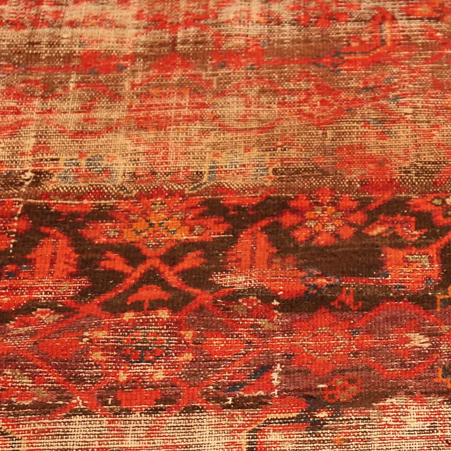 Red Antique Persian Malayer Rug - 12'8" x 19'9"