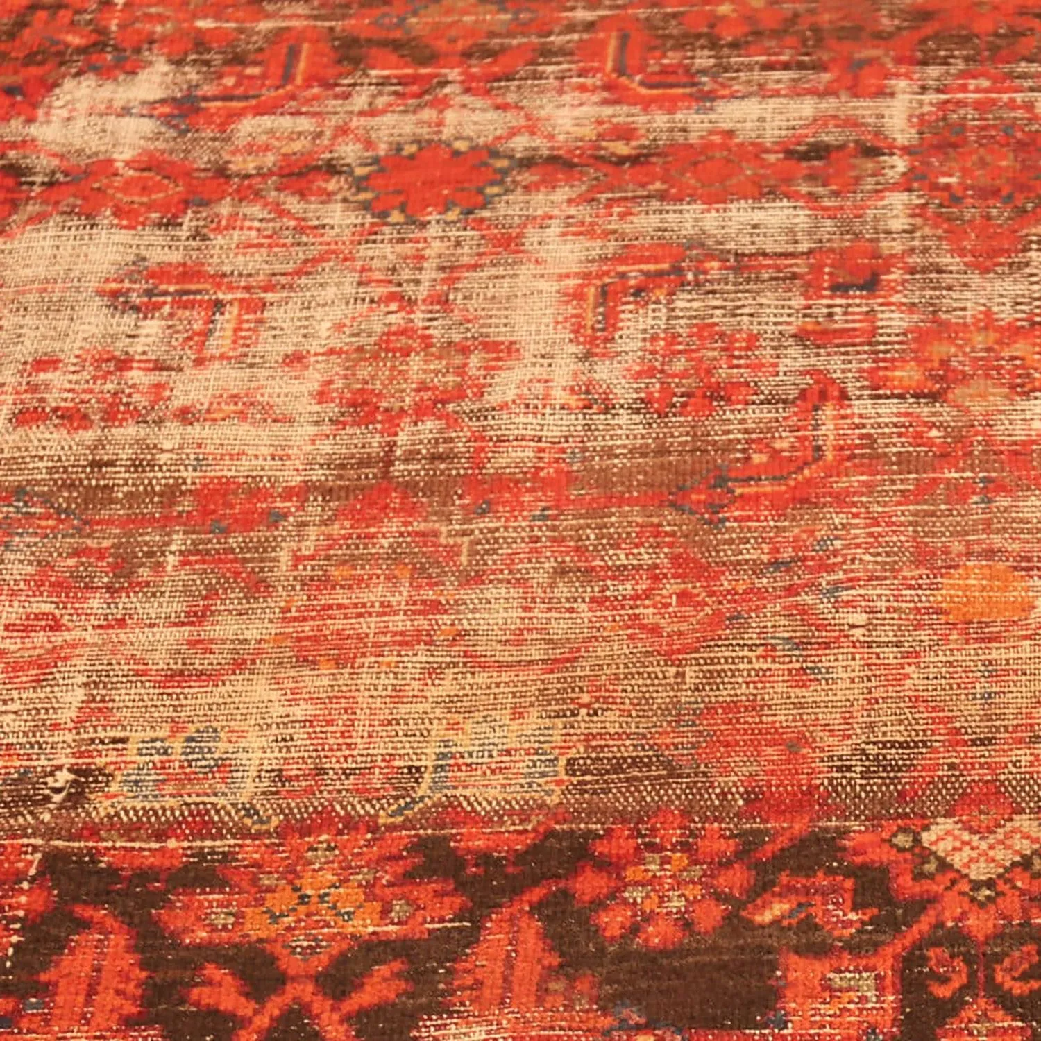 Red Antique Persian Malayer Rug - 12'8" x 19'9"
