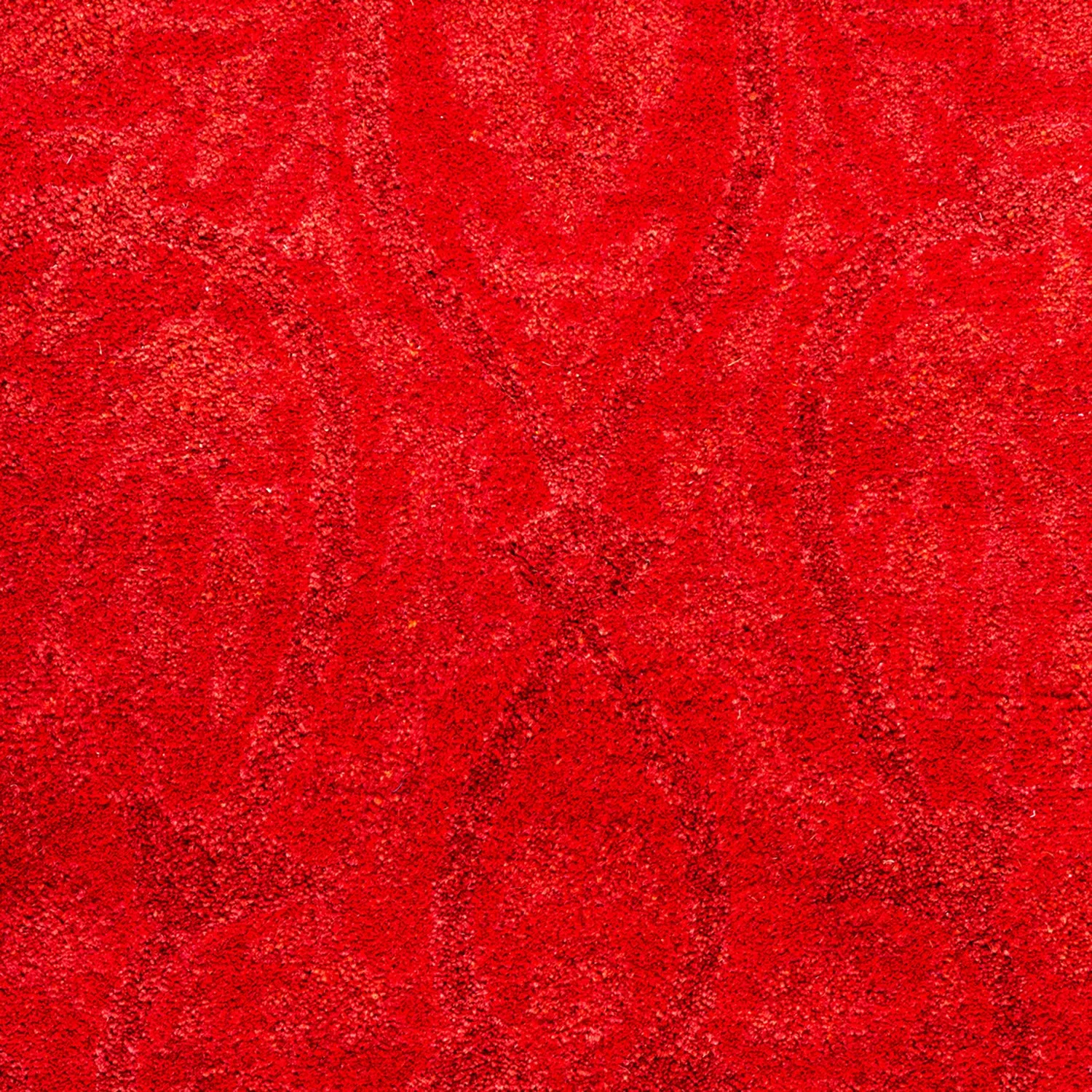 Red Overdyed Wool Rug - 10'2" x 14'2"