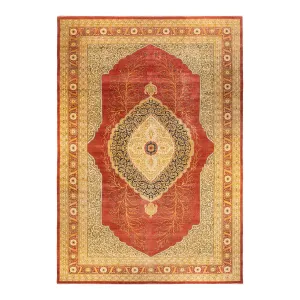 Red Traditional Wool Rug - 12'1" x 18'1"