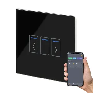Retrotouch Crystal  Touch Shutter WIFI Switch 240v 1G Black