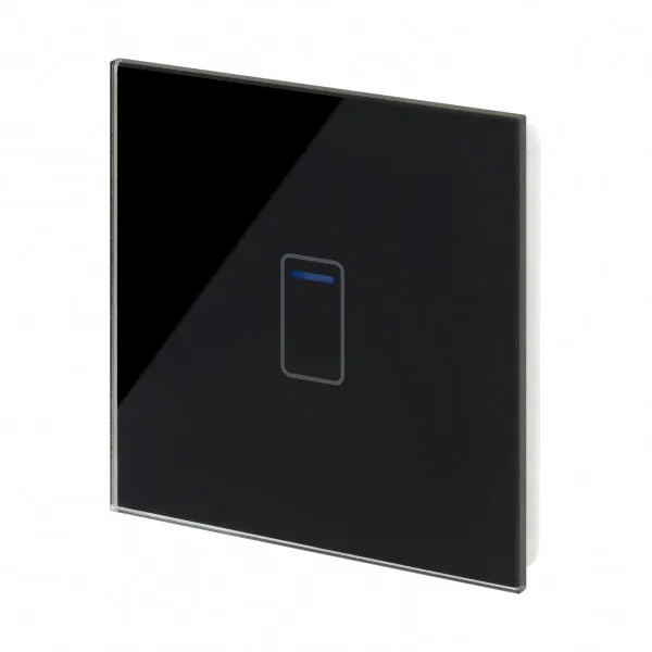 Retrotouch Crystal Touch Switch 240v 1G 2W Black