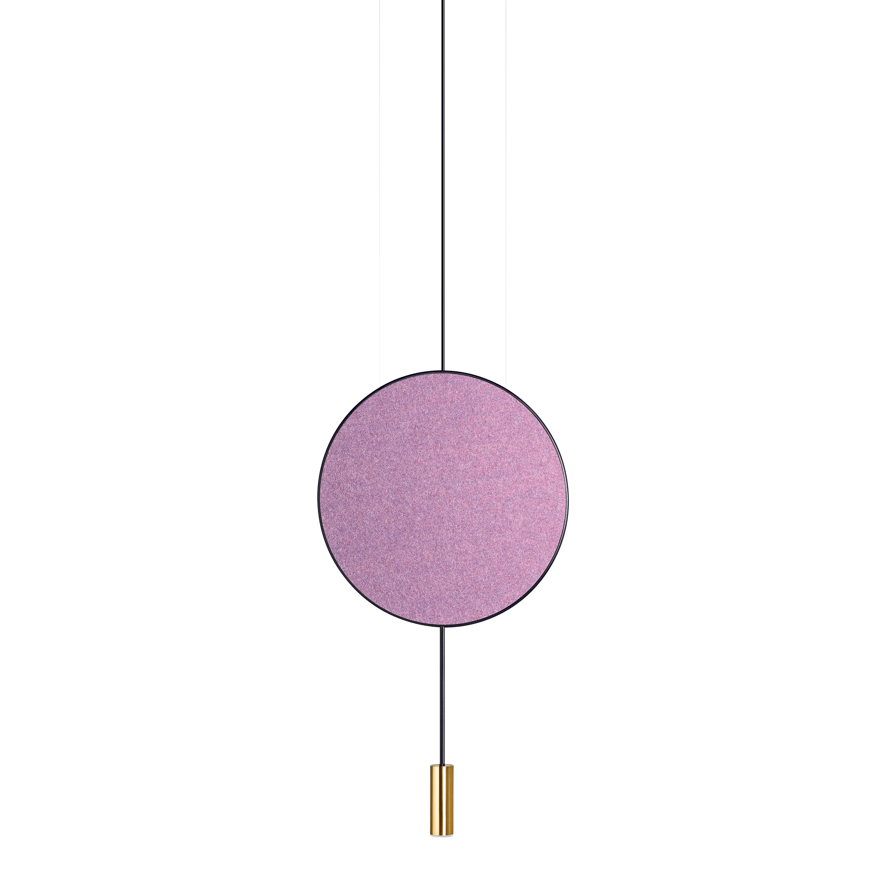 Revolta Pendant Light with Acoustic Panel