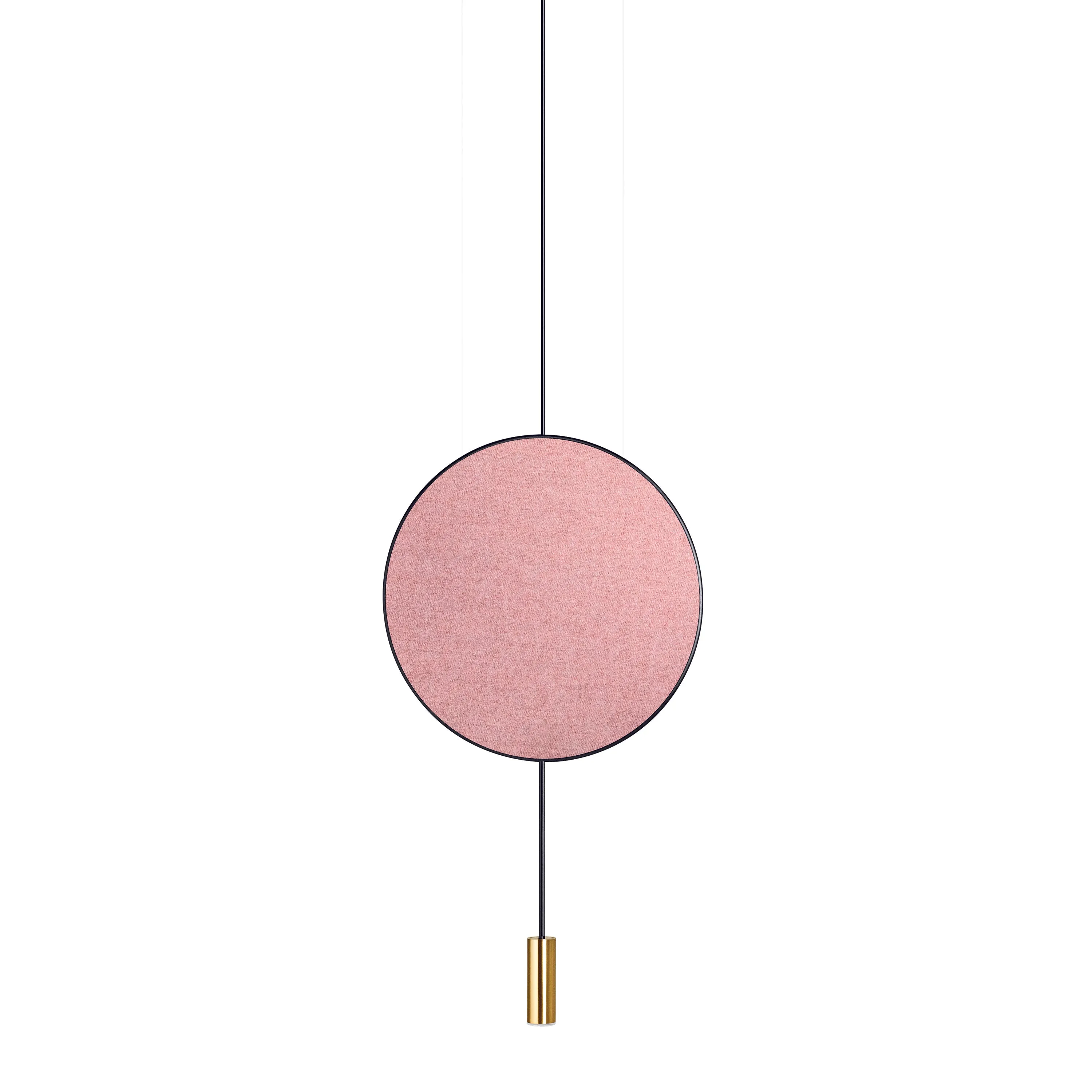 Revolta Pendant Light with Acoustic Panel