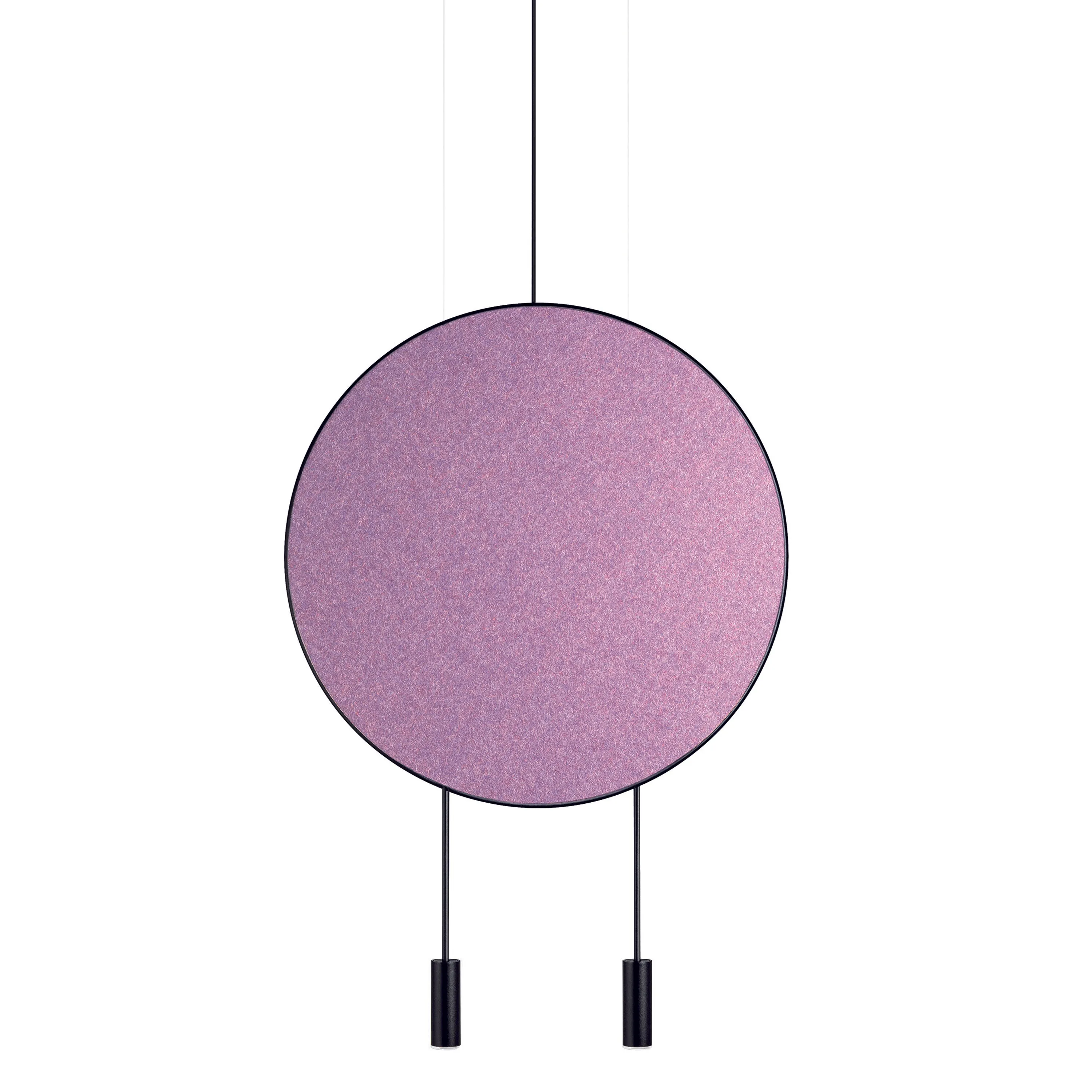 Revolta Pendant Light with Acoustic Panel