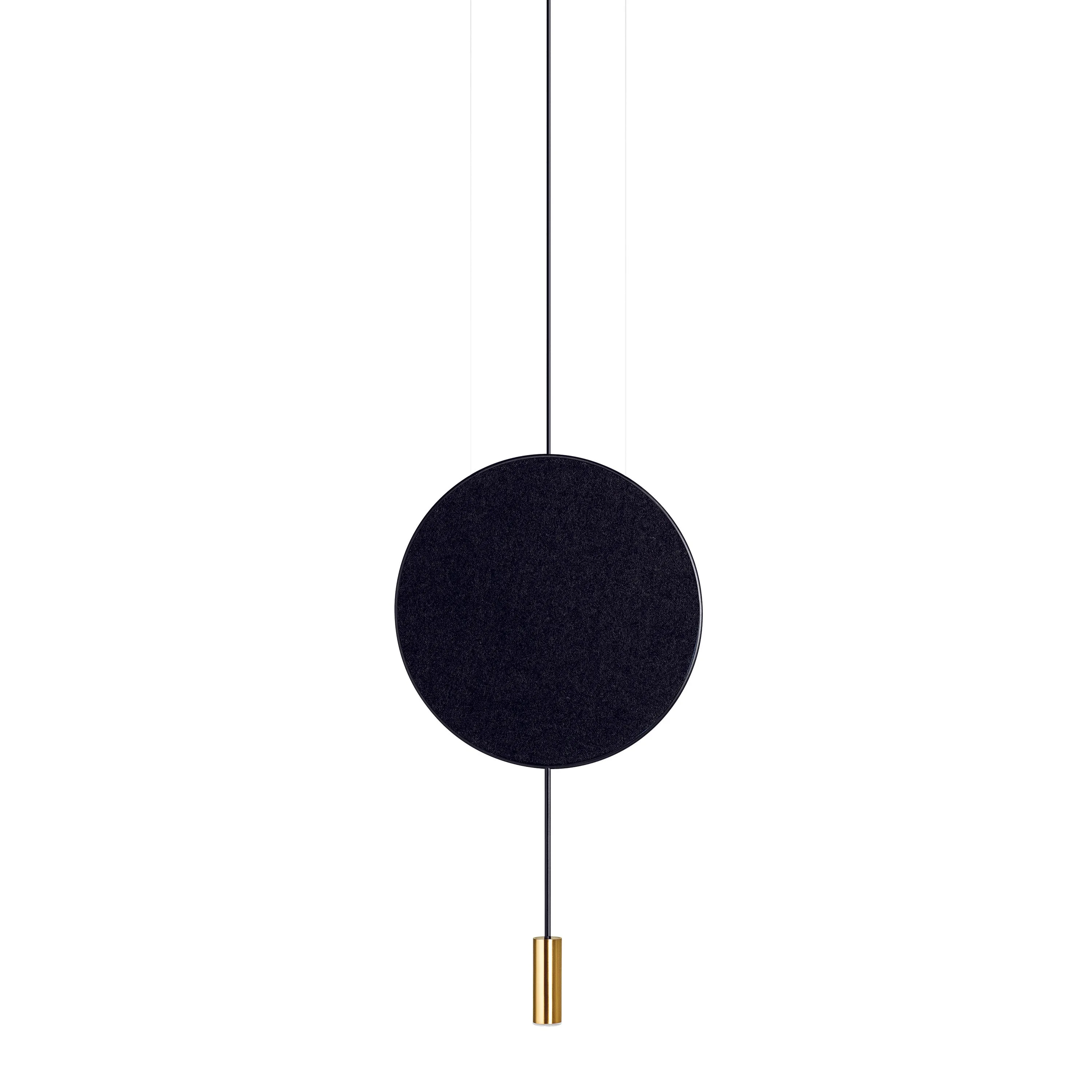 Revolta Pendant Light with Acoustic Panel
