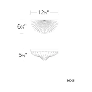Roma 5" LED Wall Sconce
