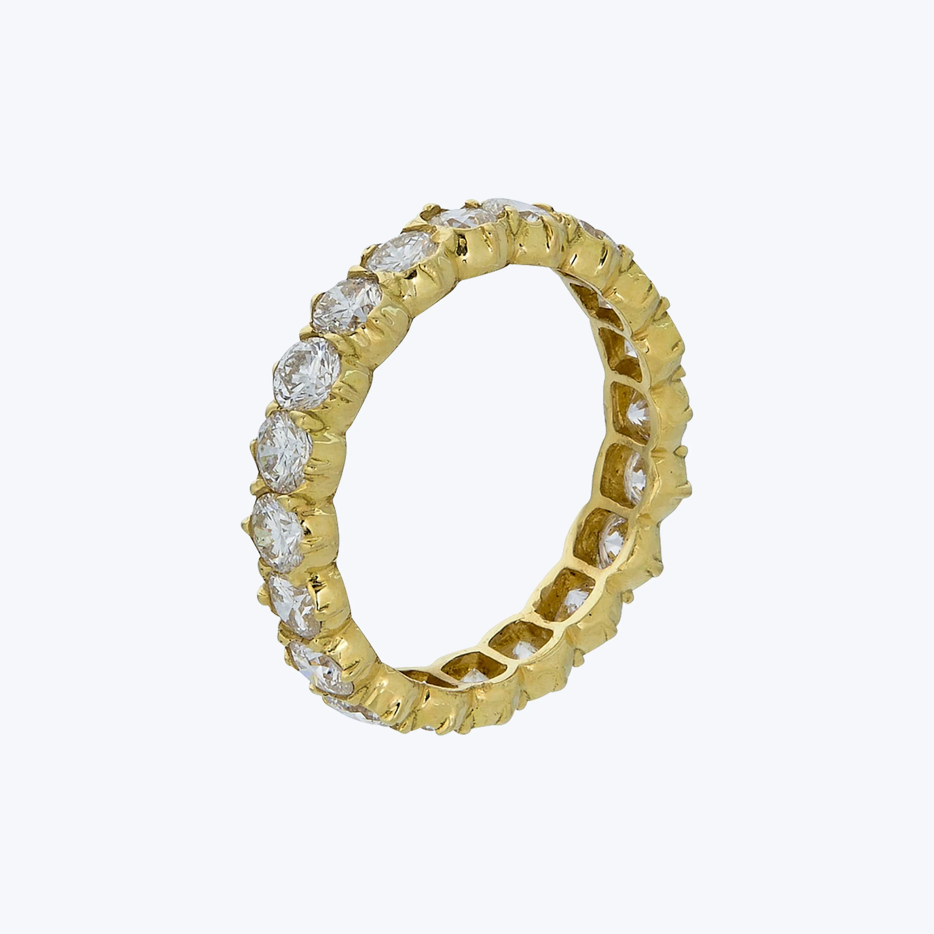 Round Brilliant Diamond Eternity Band