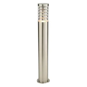 Saxby Tango Brushed Stainless Steel Outdoor Bollard Light