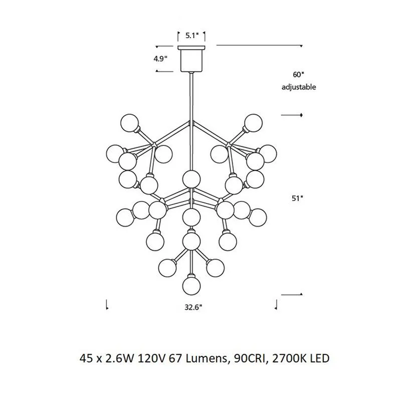 Sean Lavin Mara Grande Chandelier