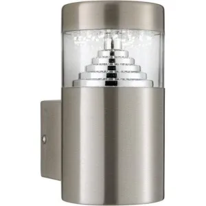 Searchlight Brooklyn Stainless Steel Outdoor LED Wall Light