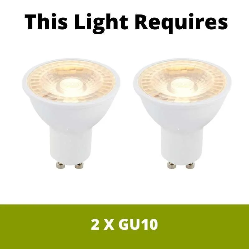 Searchlight Stainless Steel Up/Downlighter LED Outdoor Wall Light