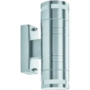 Searchlight Stainless Steel Up/Downlighter LED Outdoor Wall Light