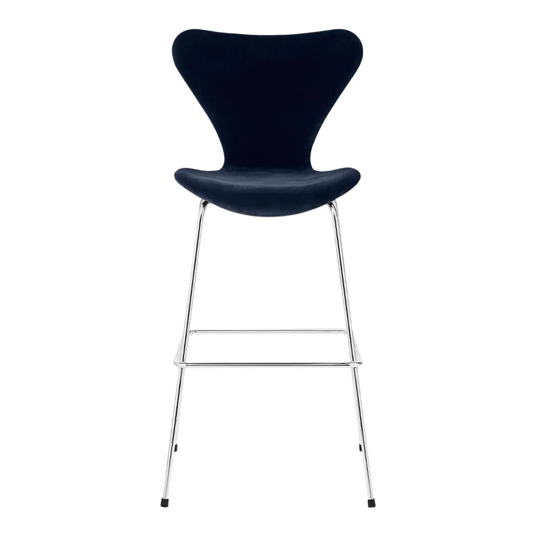 Series 7 Bar Stool - Fully Upholstered, Velvet