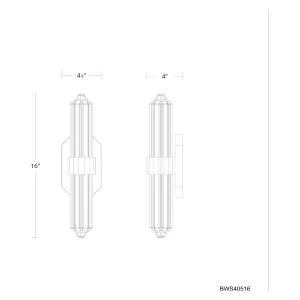 Silo 16" LED Wall Sconce