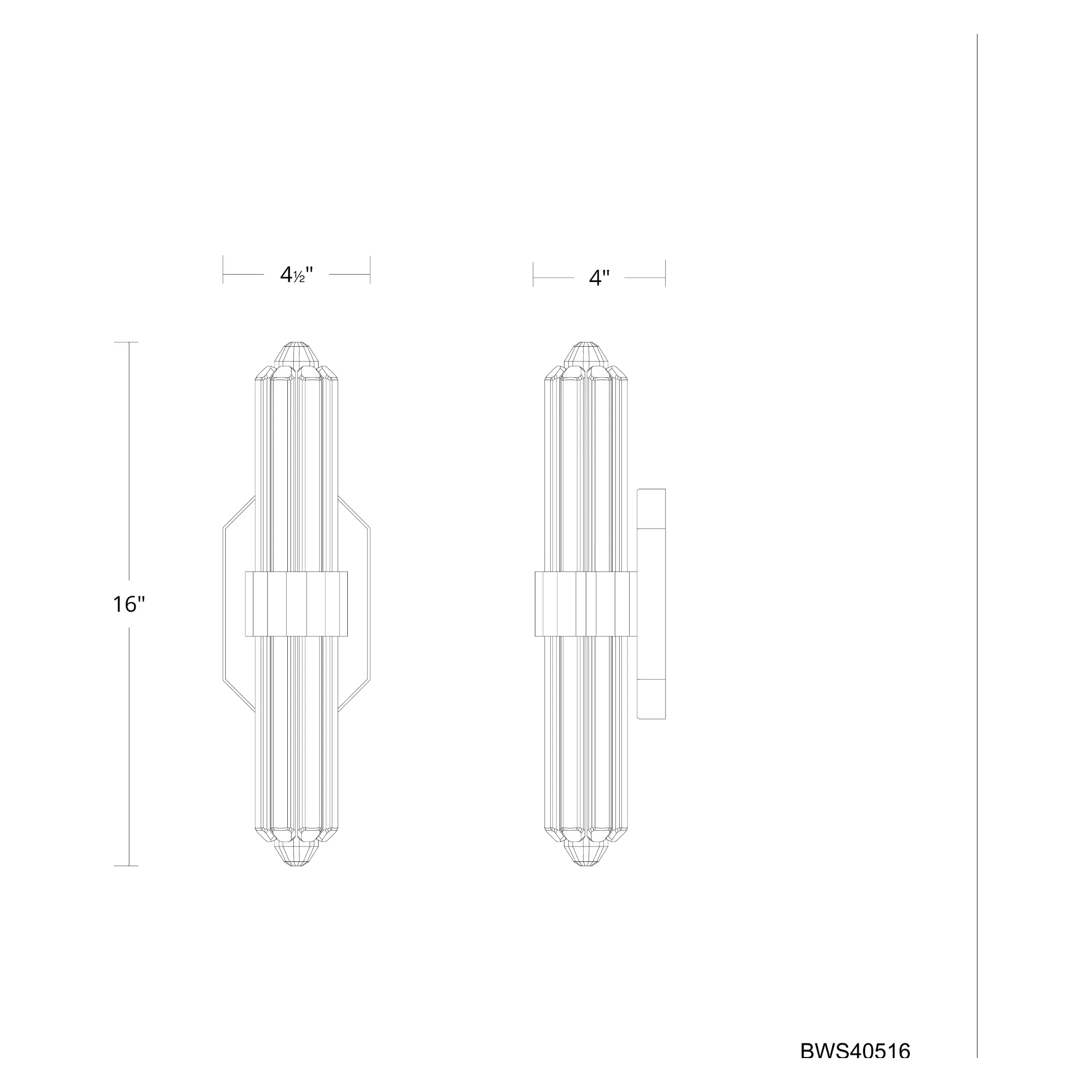 Silo 16" LED Wall Sconce