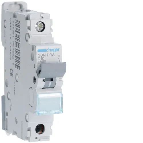 Single Pole 10kA D Curve MCB 6a - 63a