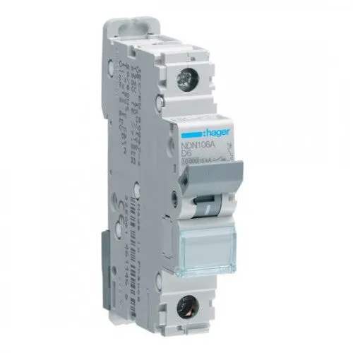 Single Pole 10kA D Curve MCB 6a - 63a